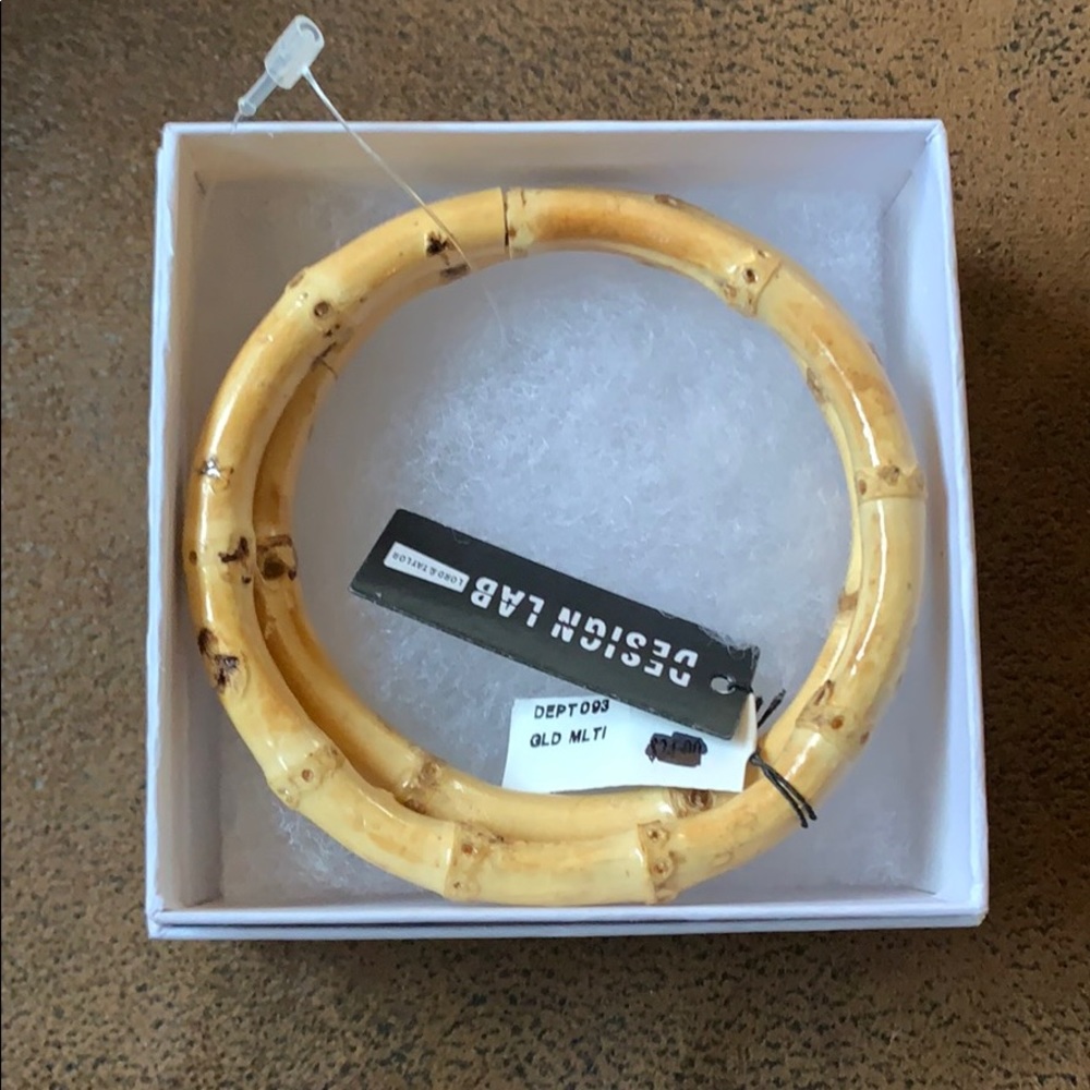 Design lab bamboo set of 2 bangle bracelets